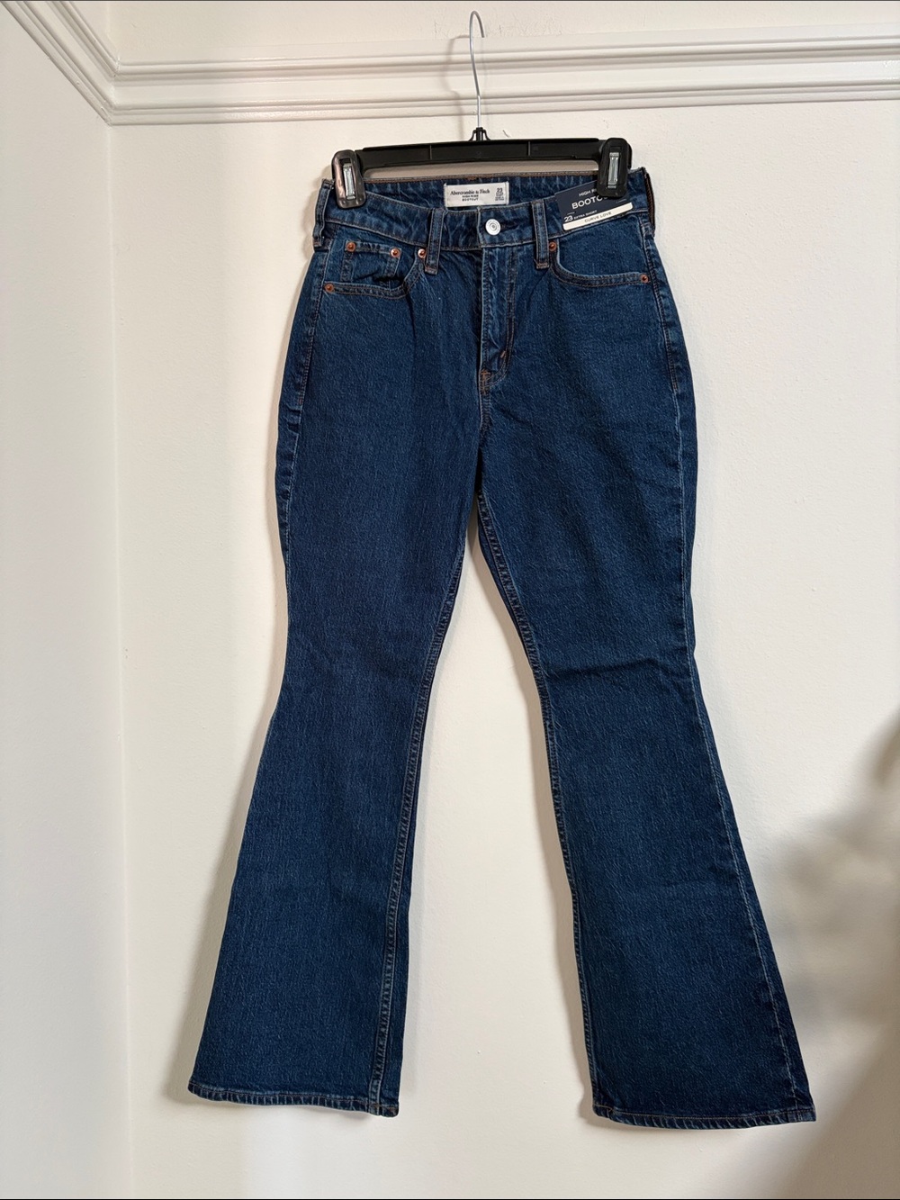 Abercrombie & Fitch high rise bootcut curve love jeans